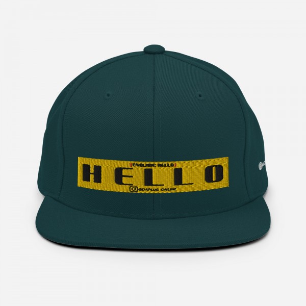Hello Snapback Hat - Image 9