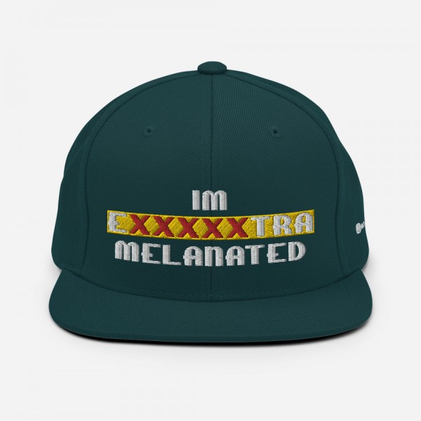IM EXXXXXXTRA melanated Snapback Hat - Image 14