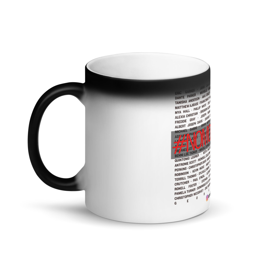 #NoMoreNames Matte Black Mug - Image 3