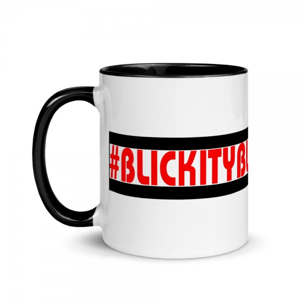 #BLICKITYBLICKITYBLACK Mug - Image 4