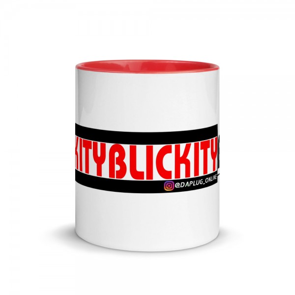 #BLICKITYBLICKITYBLACK Mug - Image 6