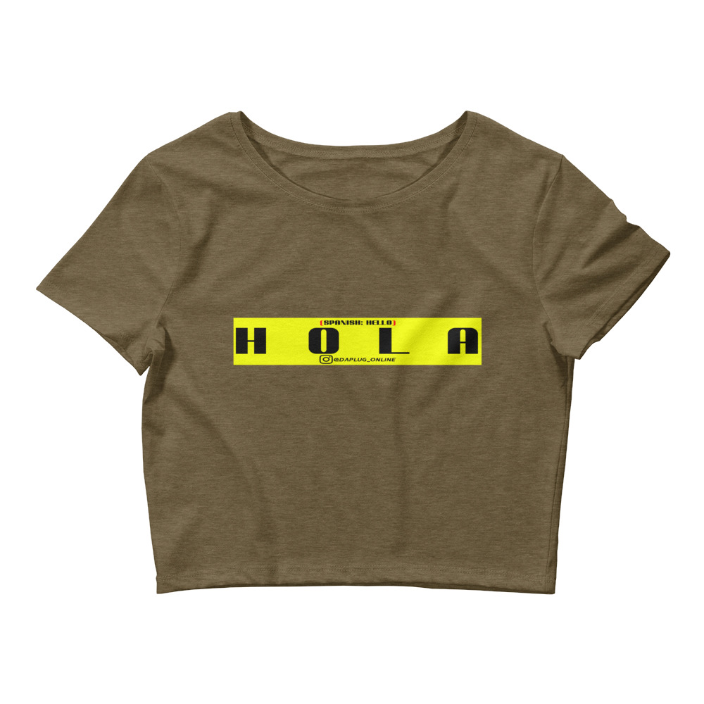 Hola Women’s Crop Tee - Image 2