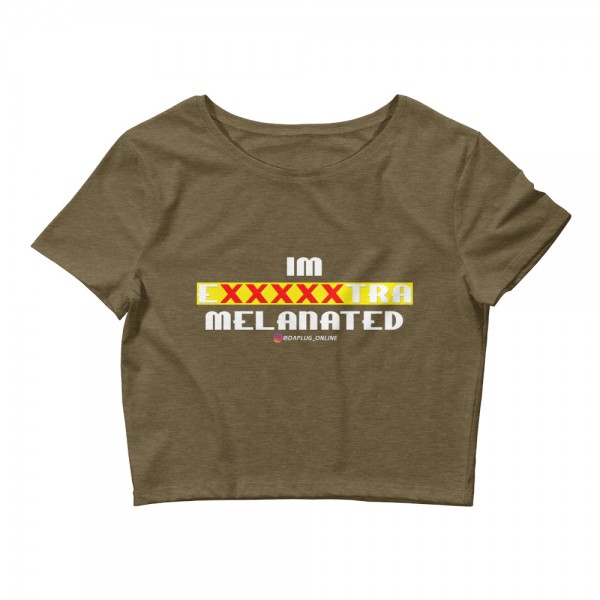IM EXXXXXXTRA melanated Crop Tee