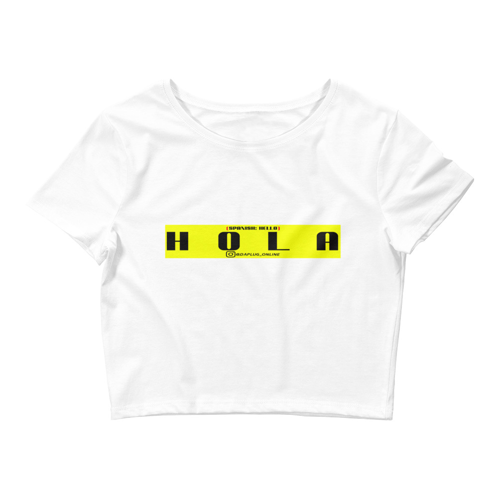 Hola Women’s Crop Tee - Image 3