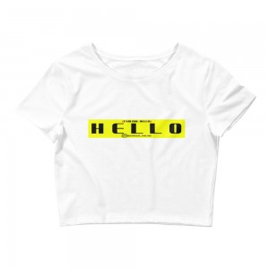 Hello Crop Tee
