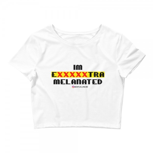 IM EXXXXXXTRA melanated Crop Tee (dark)