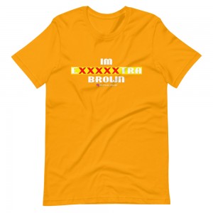 IM EXXXXXXTRA brown (white) T-Shirt