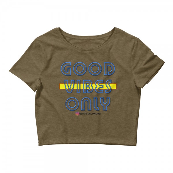 Good Vibes Only Crop Tee - Image 2