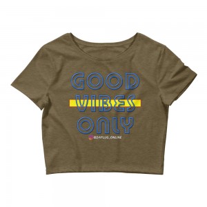 Good Vibes Only Crop Tee