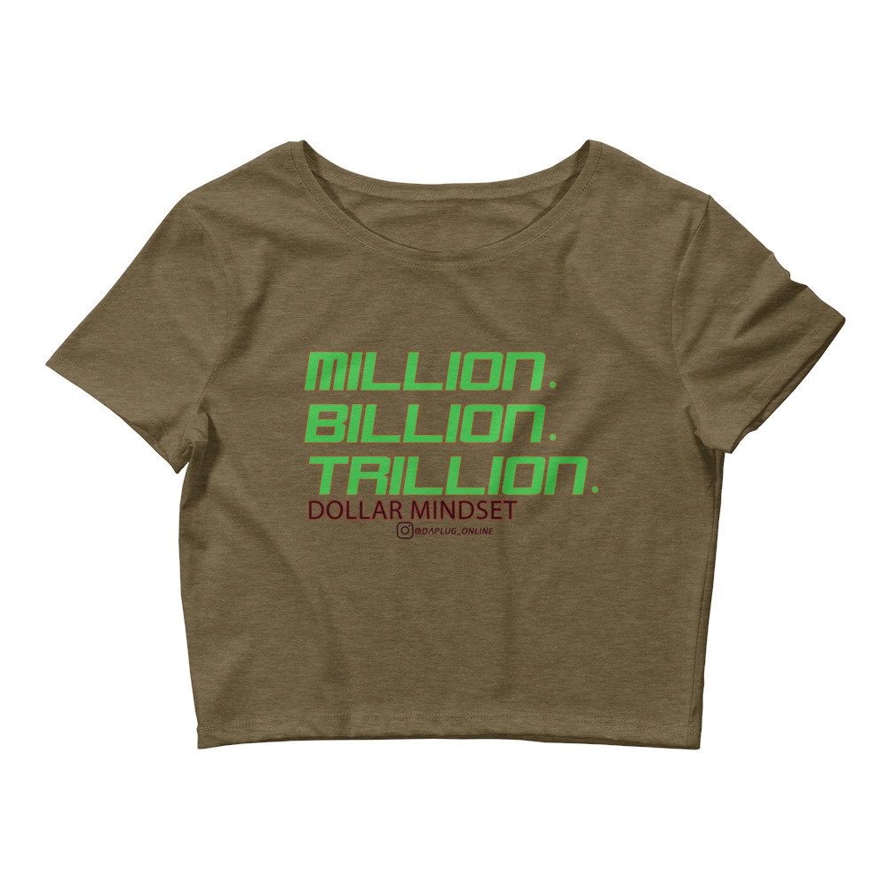 MILLION BILLION TRILLION Crop Tee