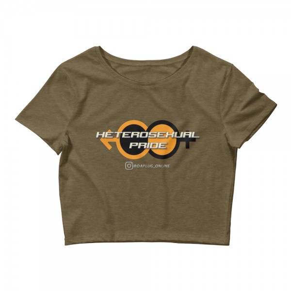 Heterosexual Pride Crop Tee - Image 3