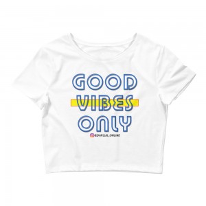 Good Vibes Only Crop Tee