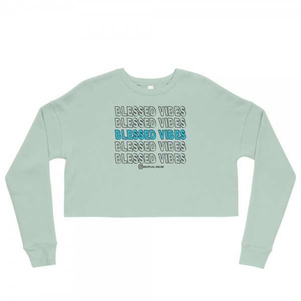 Blessed Vibes Crop Sweatshirt - Image 4