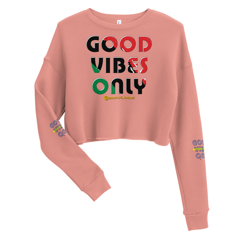 Good Vibes Only Crop Sweatshirt - Image 5