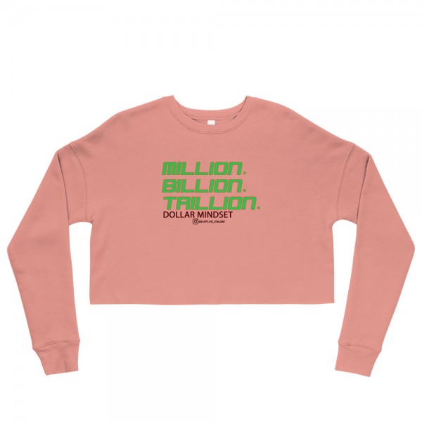 MILLION BILLION TRILLION Crop Sweatshirt - Image 3