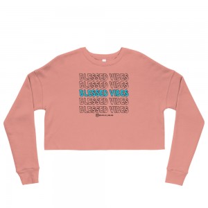 Blessed Vibes Crop Sweatshirt