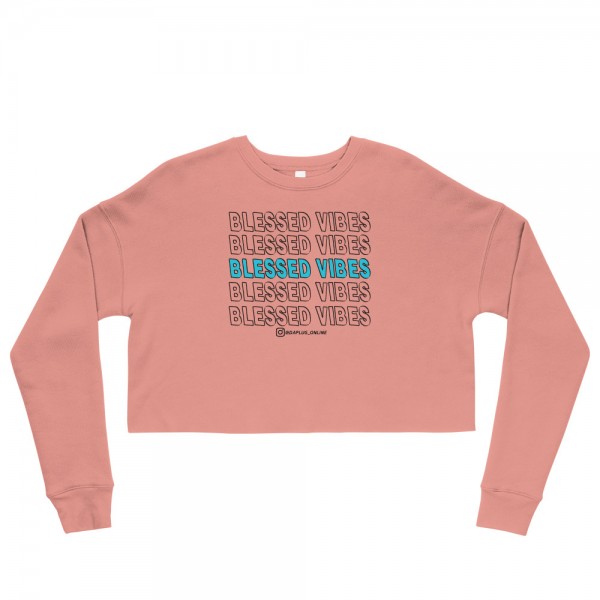 Blessed Vibes Crop Sweatshirt