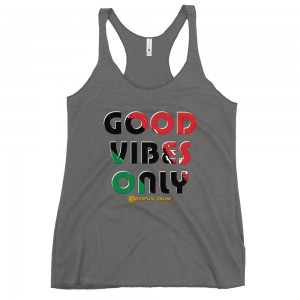 Good Vibes Only (africa) Racerback Tank