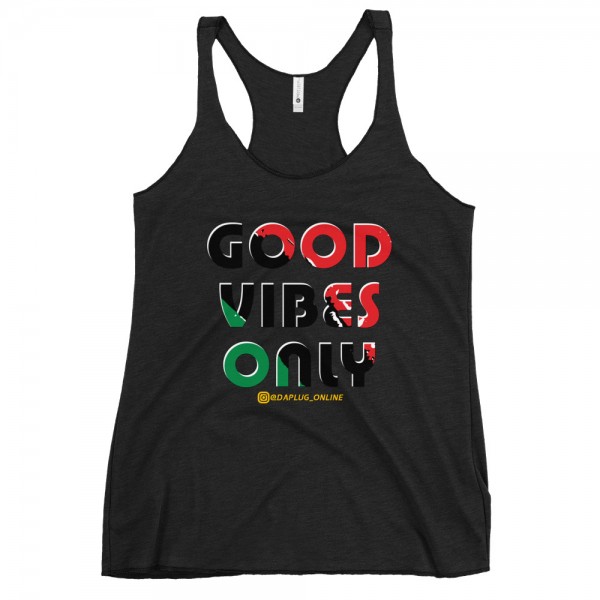 Good Vibes Only (africa) Racerback Tank - Image 2