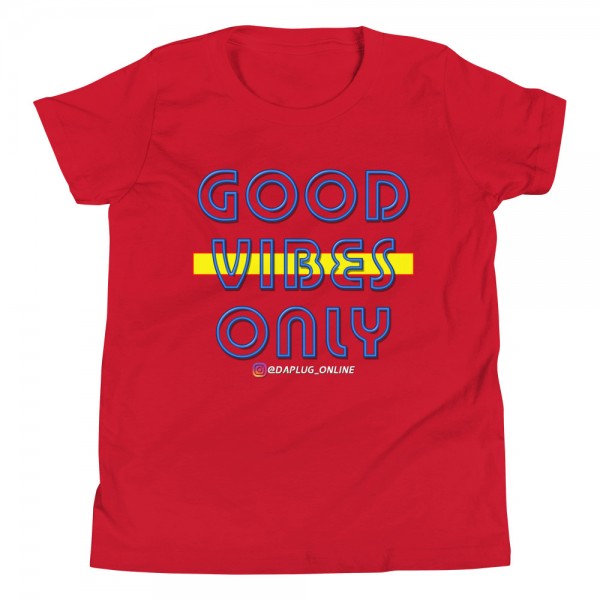 Good Vibes Only Youth Short Sleeve T-Shirt - Image 4