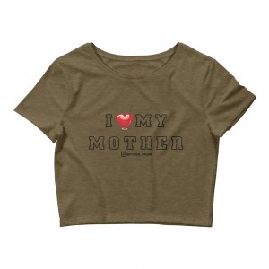 I Heart My Mother Crop Tee