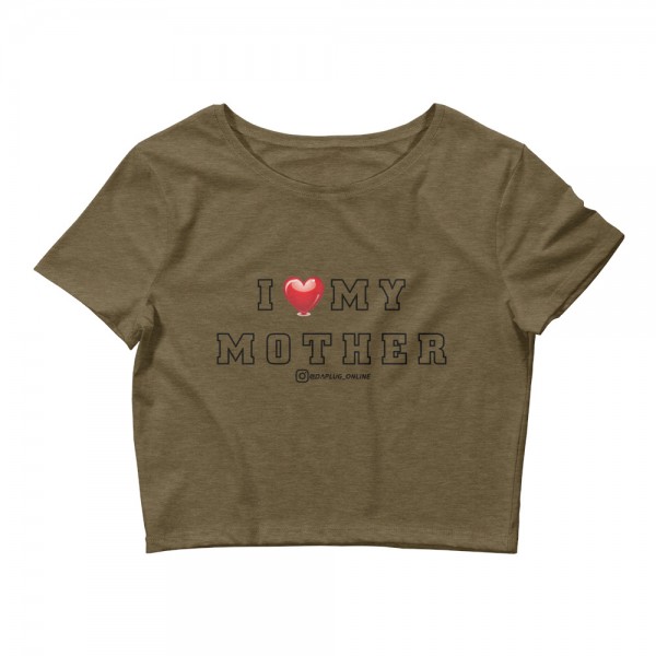 I Heart My Mother Crop Tee
