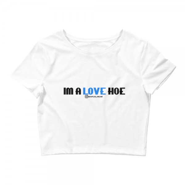 Im A Love Hoe Crop Tee - Image 3