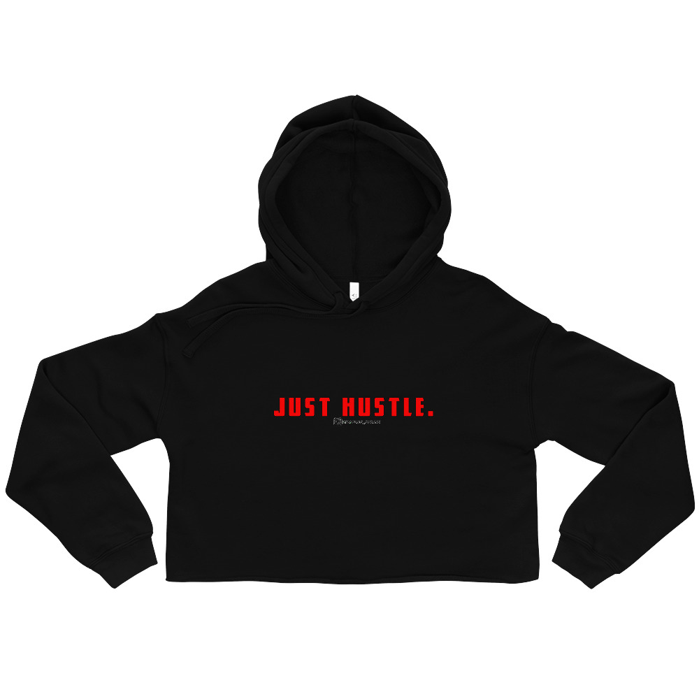 Just Hustle Crop Hoodie - Image 2