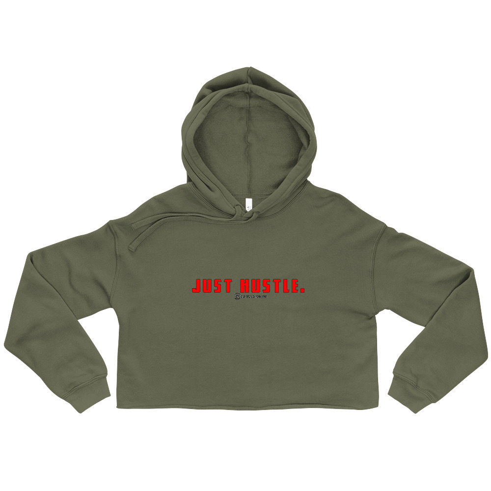 Just Hustle Crop Hoodie - Image 3