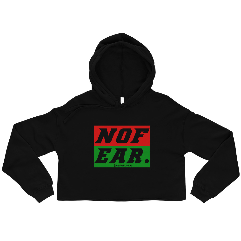 No Fear Crop Hoodie - Image 2