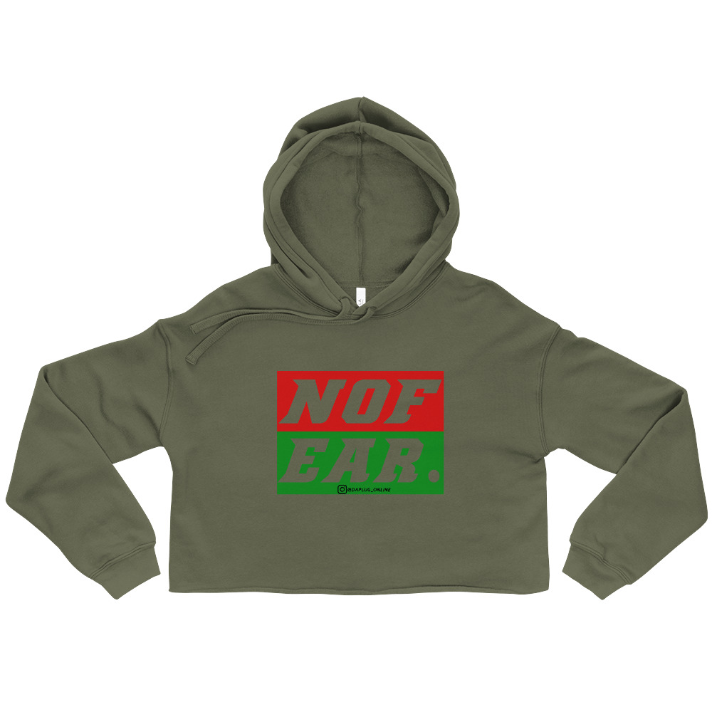 No Fear Crop Hoodie - Image 3