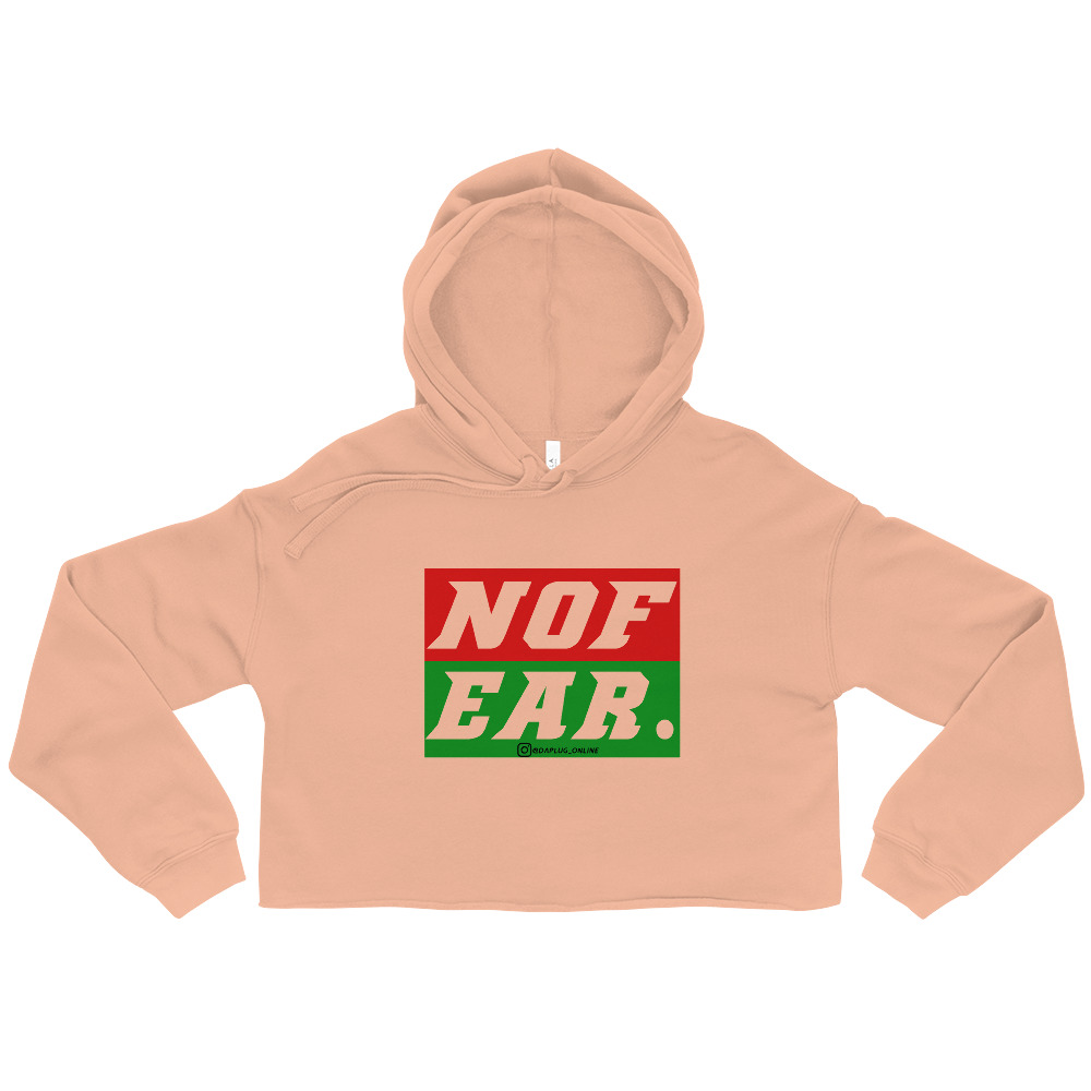 No Fear Crop Hoodie - Image 4