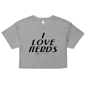 I Love Nerds crop top